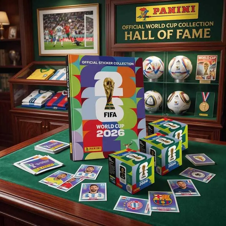 2026 Football Sticker Album Collection Set – Mystery Player Packs for Soccer Fans