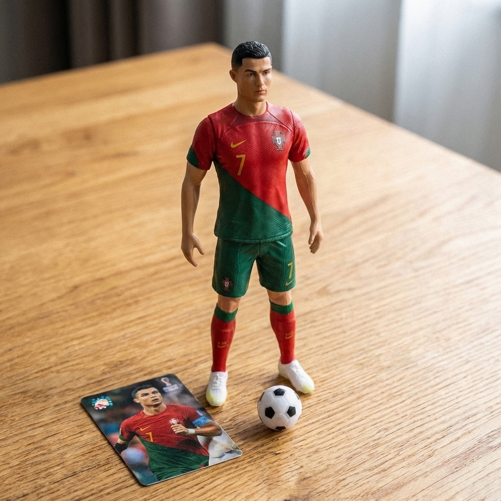 11.5" Premium Soccer Star Action Figure Blind Box - 2026 Global Football Hero Collection, Large Realistic Athlete Figures, Random Style Collectible