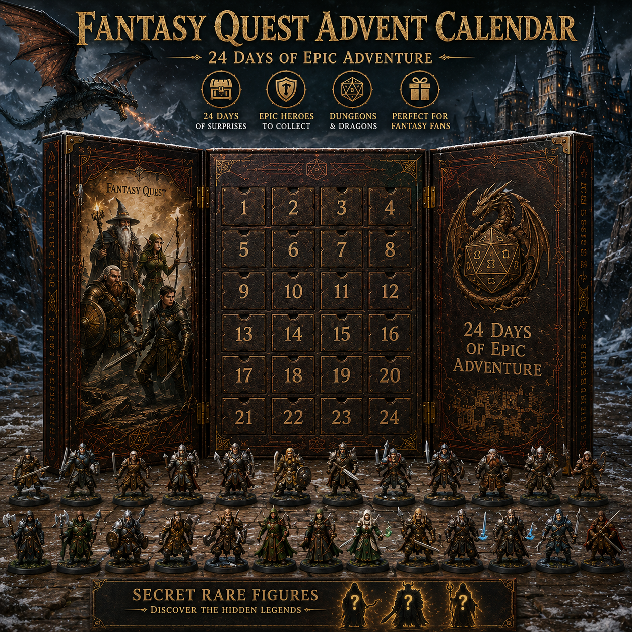 🐉 Fantasy Quest Advent Calendar 2026 – 24 Days of Epic Adventure