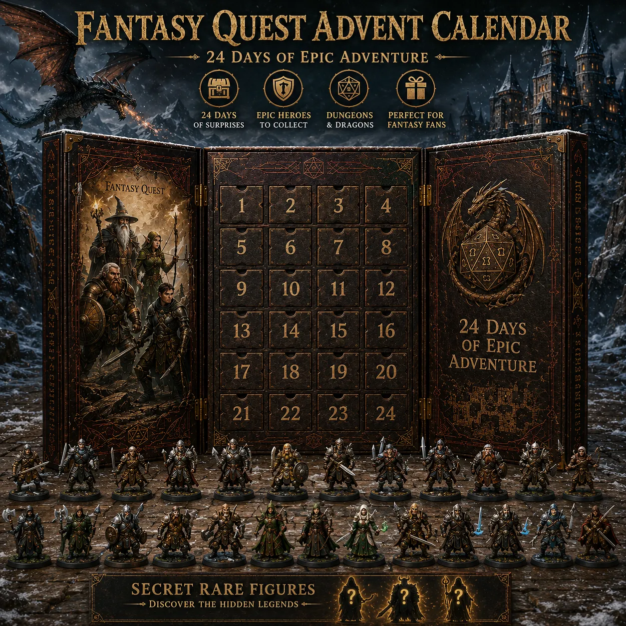 🐉 Fantasy Quest Advent Calendar 2026 – 24 Days of Epic Adventure