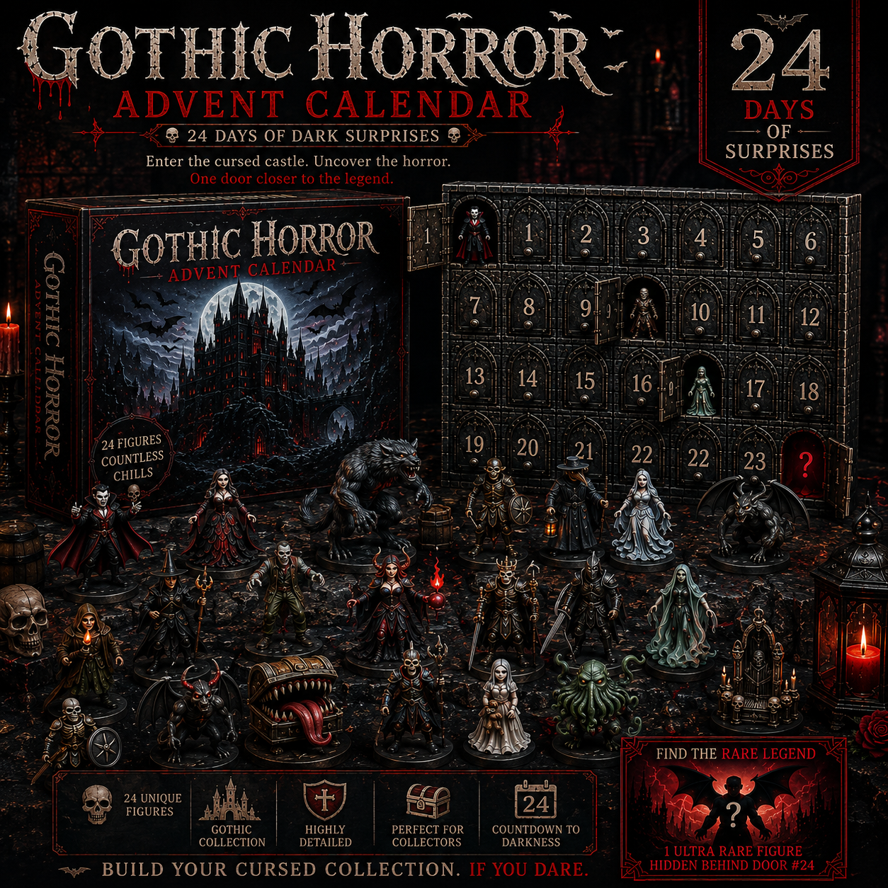 Gothic Horror Advent Calendar – 24 Days of Dark Surprises