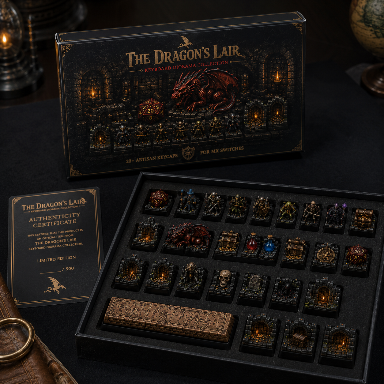 THE DRAGON’S LAIR — ARTISAN KEYCAP COLLECTION