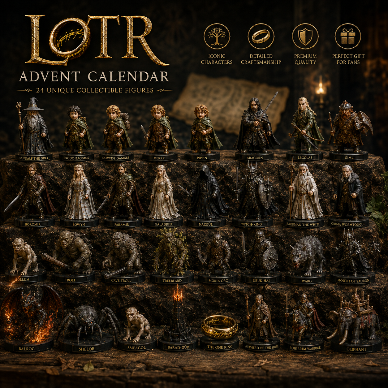LOTR Fellowship Advent Calendar – 24 Days of an Epic Journey