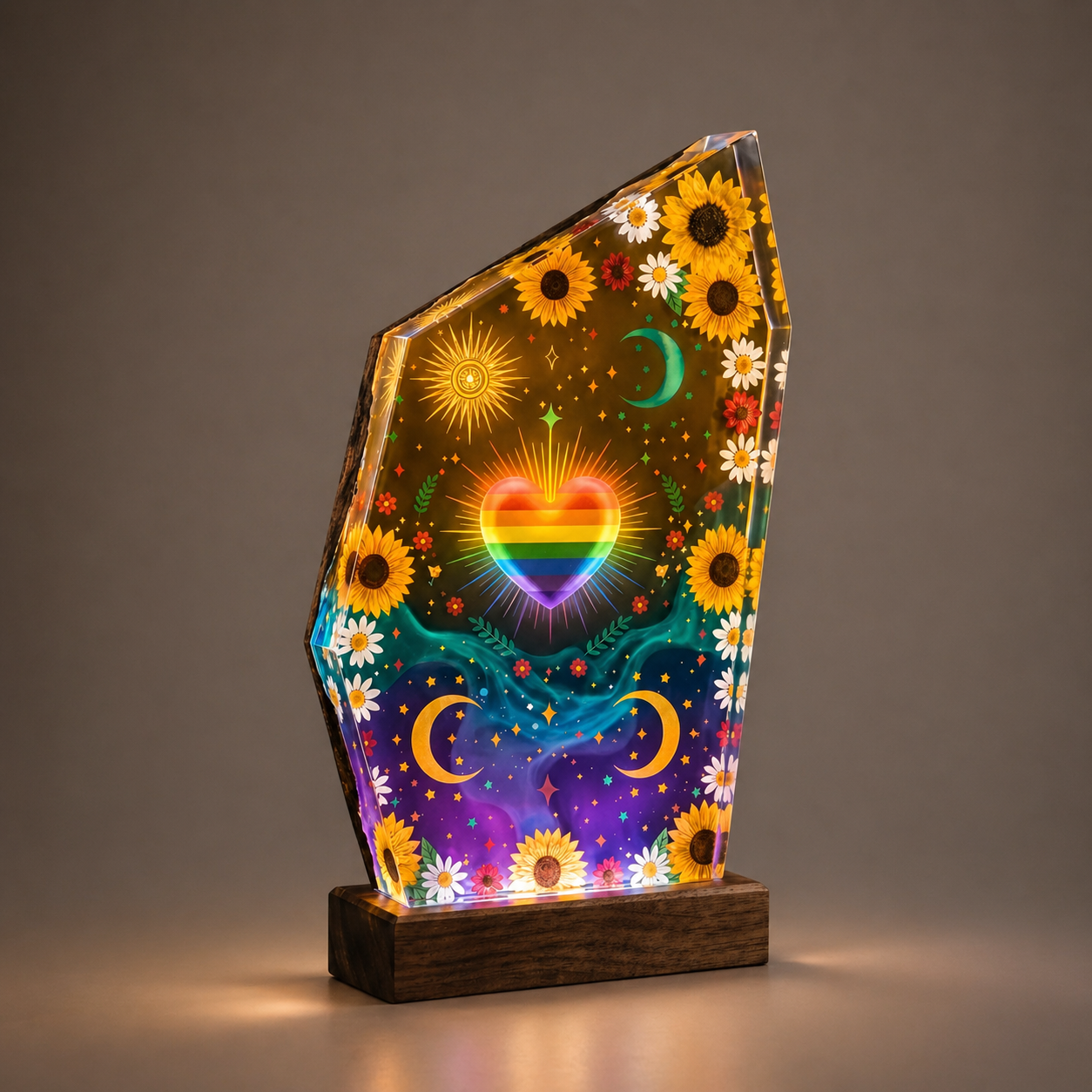 A Handmade Pride Lamp That Says “You Belong” 🌈