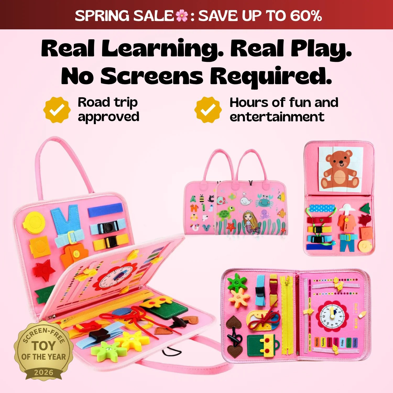 🎁🎉Only $27.90 This Week🌟🎉Busy Board Montessori Toy