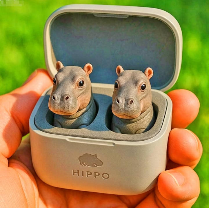 -3D Stereo Animal Design | Wireless Earphones with Cartoon Charging Case