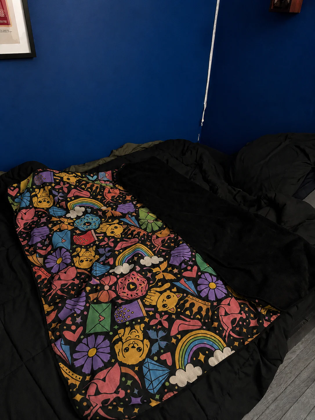 🎨 Color Your Own Cozy Blanket – Soft DIY Coloring Throw with Fabric Markers