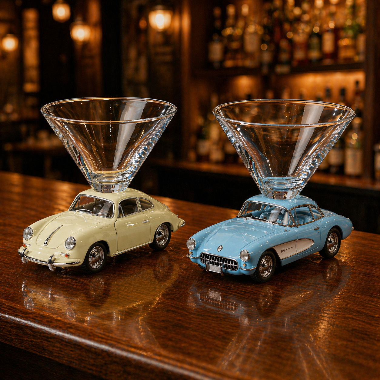 Retro Car Martini Glass – Cute Cocktail Cup for Girls’ Night & Home Bar Decor