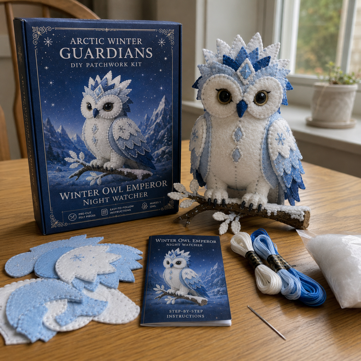 Arctic Winter Guardians DIY Patchwork Kit – Create Your Own Frosty Mythical Friend