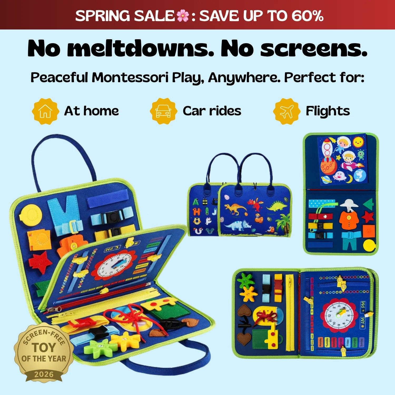 🎁🎉Only $27.90 This Week🌟🎉Busy Board Montessori Toy