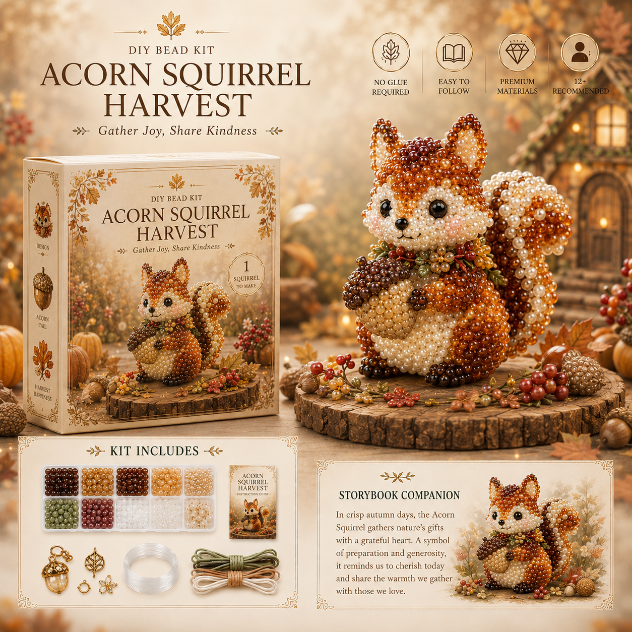 🎁Cute Beaded Animal DIY Kits