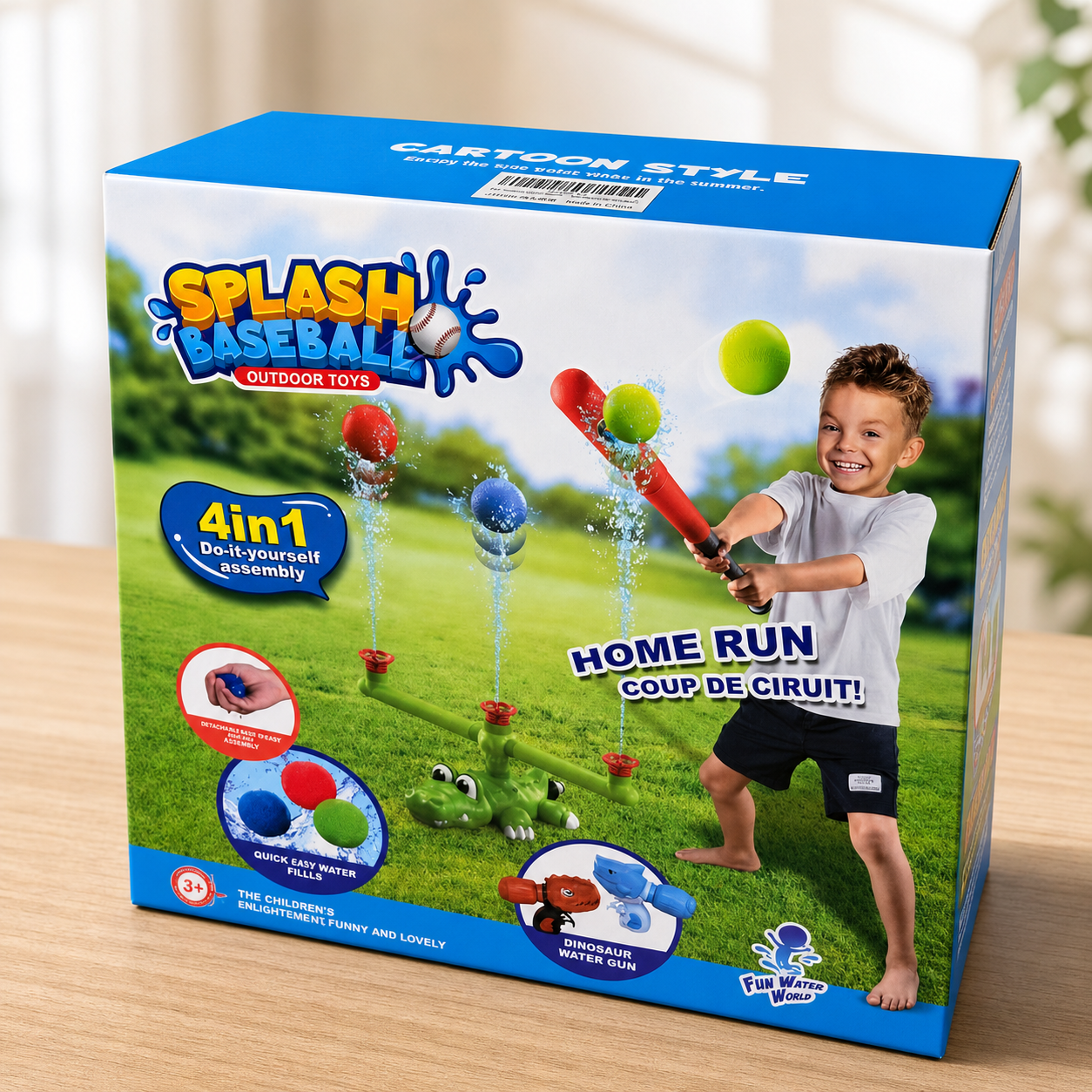 4-in-1 Backyard Water Baseball Set ⚾💦