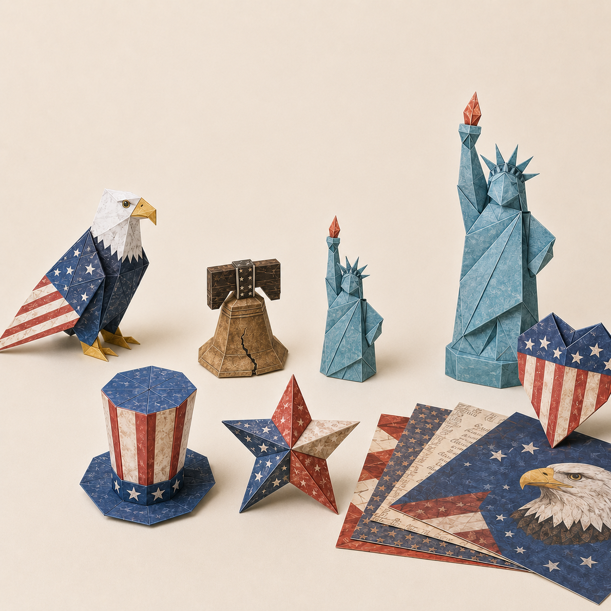 250th Anniversary Patriotic Paper Craft Kit