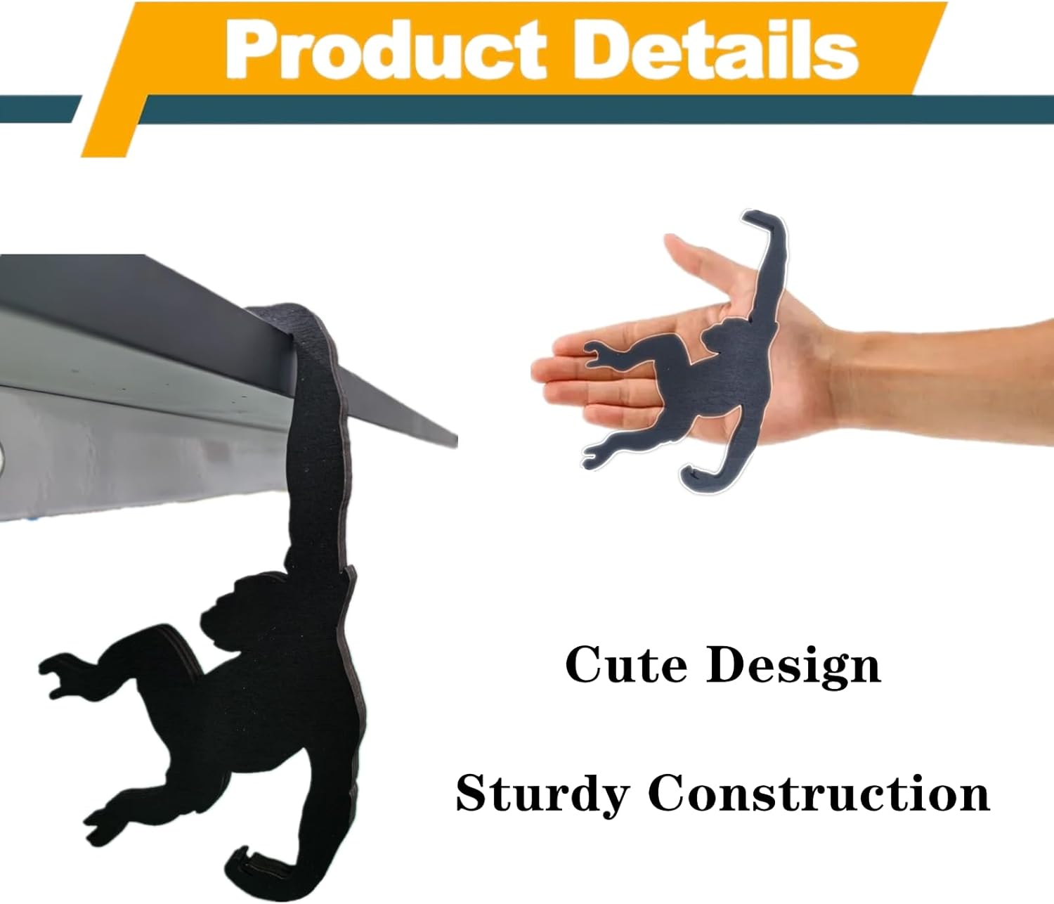 Hanging Monkey Banana Holder Hooks –Funny Kitchen Organizer