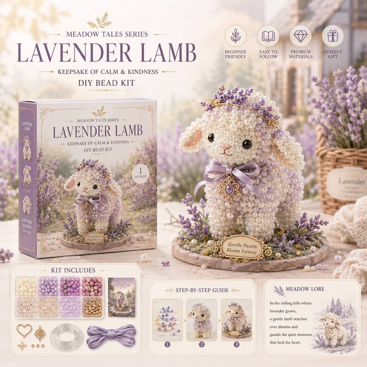 🎁Cute Beaded Animal DIY Kits