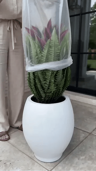 Outdoor artificial greenery