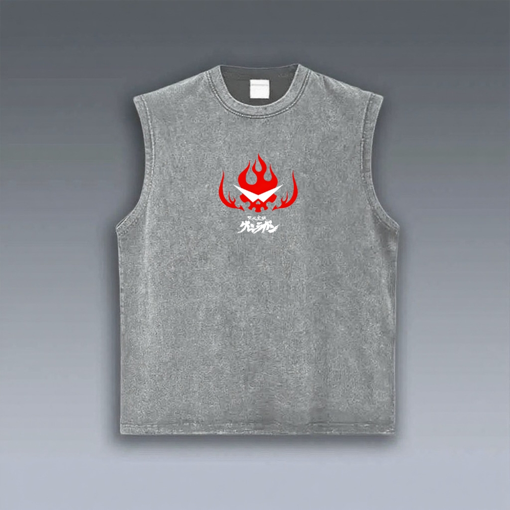 Gurren lagann Tengen Toppa VINTAGE TANK