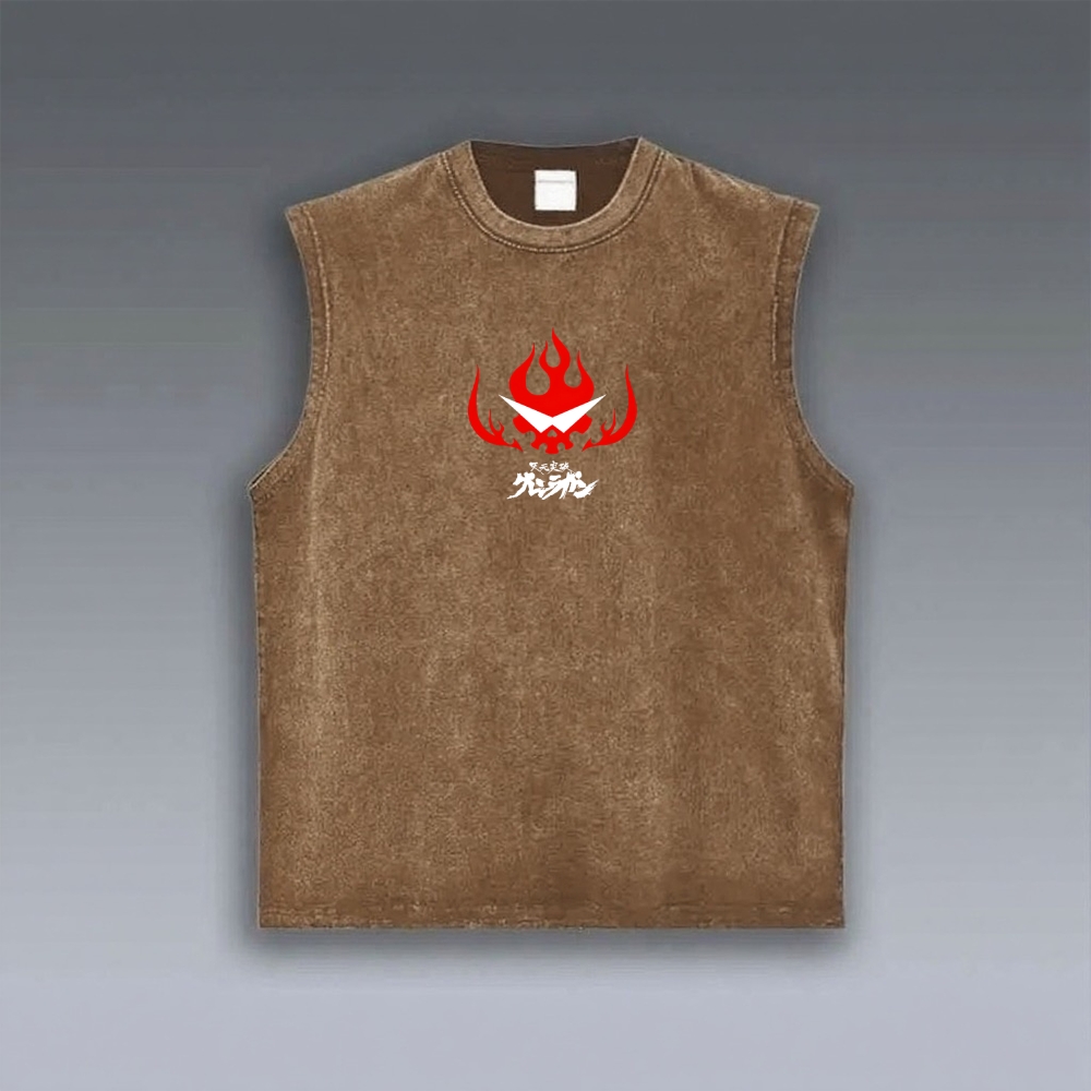 Gurren lagann Tengen Toppa VINTAGE TANK