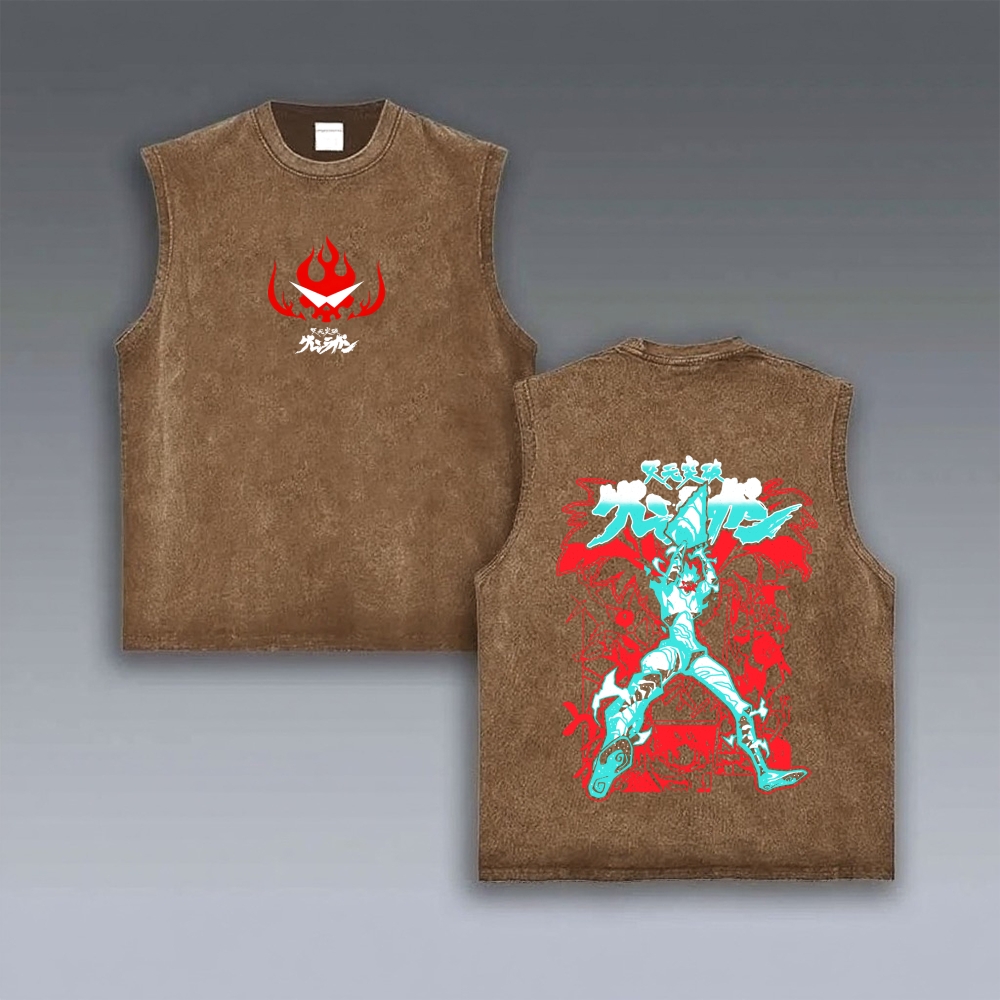 Gurren lagann Tengen Toppa VINTAGE TANK