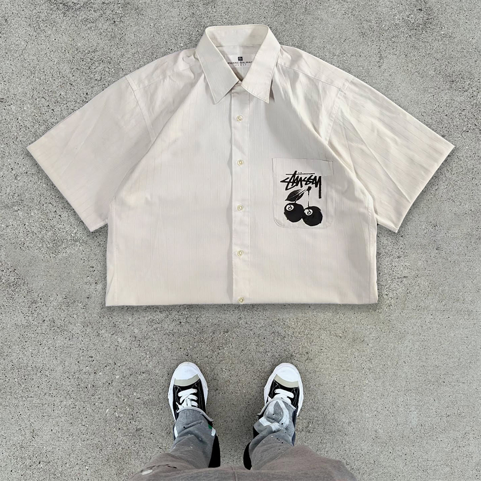 Cherry print streetwear shirt