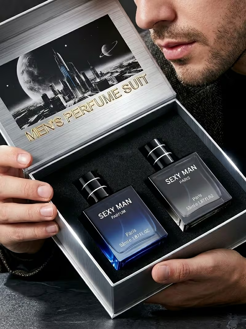 Gulong Men's Perfume Long-lasting Genuine Light fragrance lasting aroma atmosphere feeling student fresh and natural manly scent blue