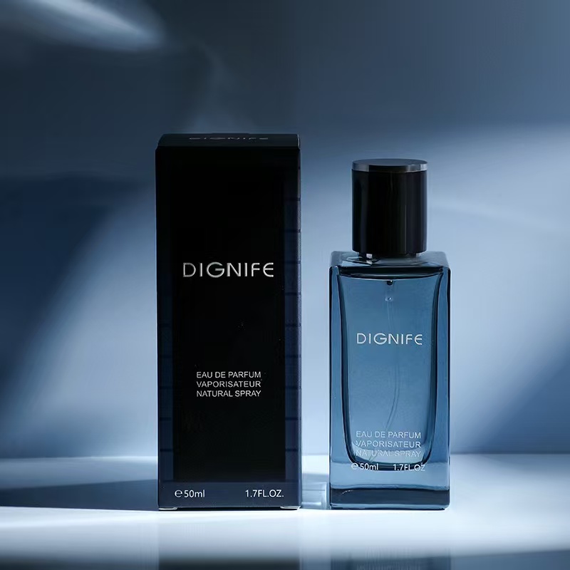 Li Fei Wild Wilderness Classic Deep Blue Scented Perfume for Men, Small-Scale, Fresh and Long-lasting Aromatic, Woody, 50ML