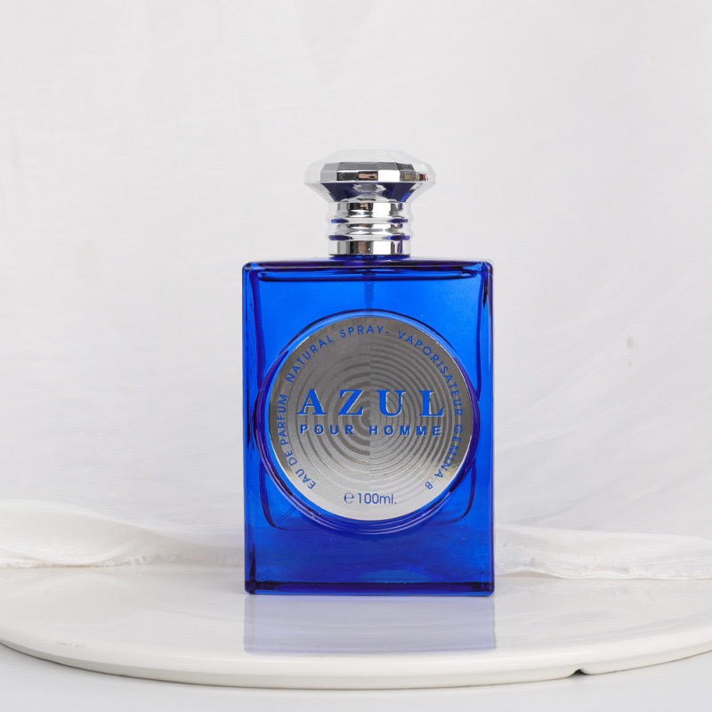 GEMINA.B AZUL POUR HOMME Eau de Parfum for Men, 100ml (3.4 FL.OZ) - Fresh Woody Aromatic Spray