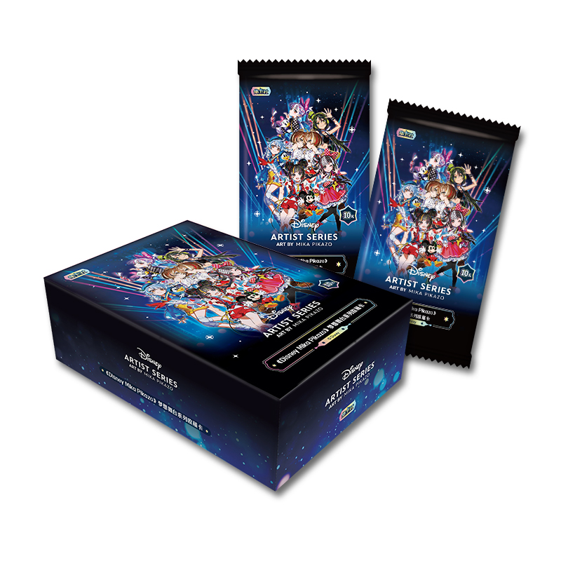 CardFun Official Disney Mika Pikazo 10 packs Collectible Trading Card Booster Box TCG CCG