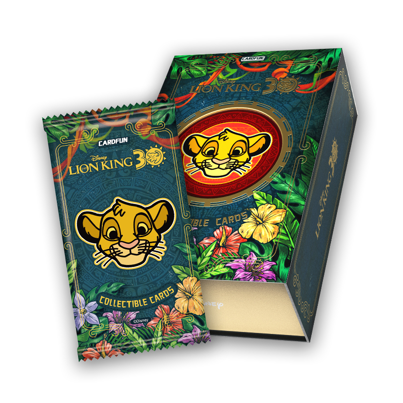Disney/Pixar Lion King 30th Anniversary Collectible Trading Card 10 Packs Game TCG CCG Birthday Gift Collection Cards booster pack