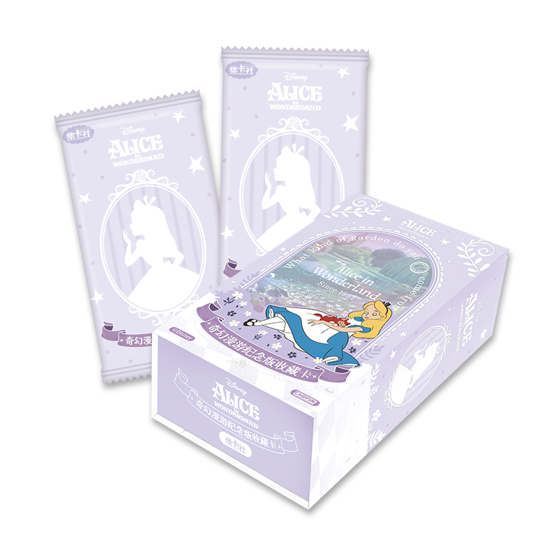 CardFun Official Disney Alice in Wonderland 12 packs Collectible Trading Card Booster Box TCG CCG