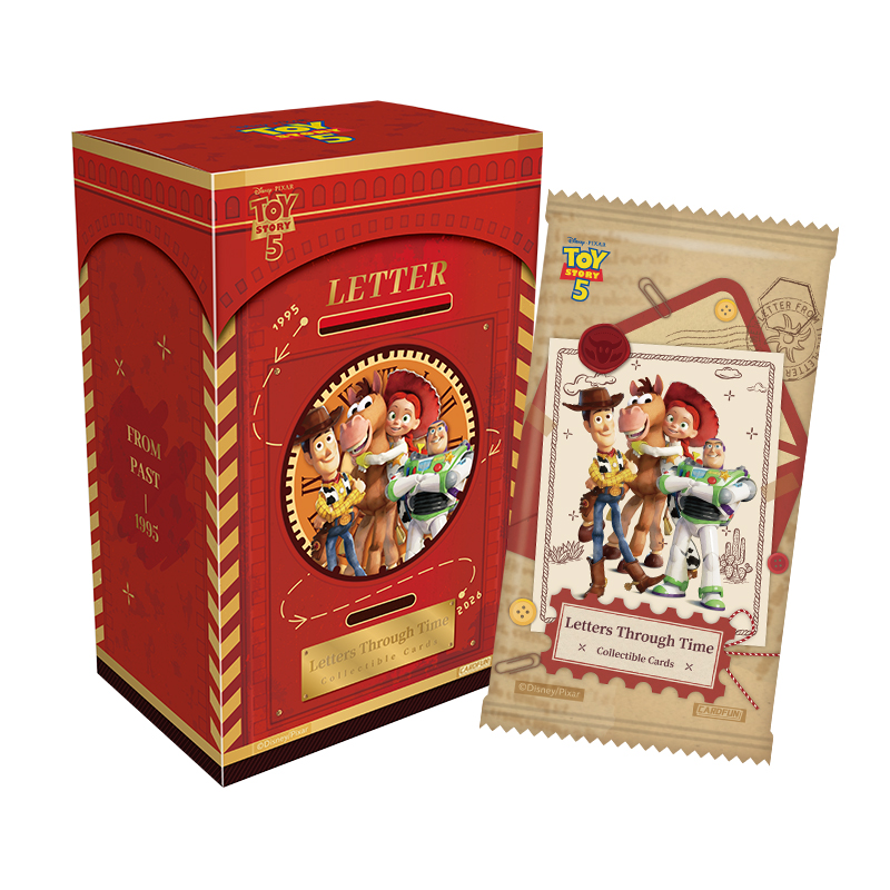 Cardfun Toy Story 5: letters through time Collectible Cards 10 pakcs Time Exhibition TCG CCG Booster Packs
