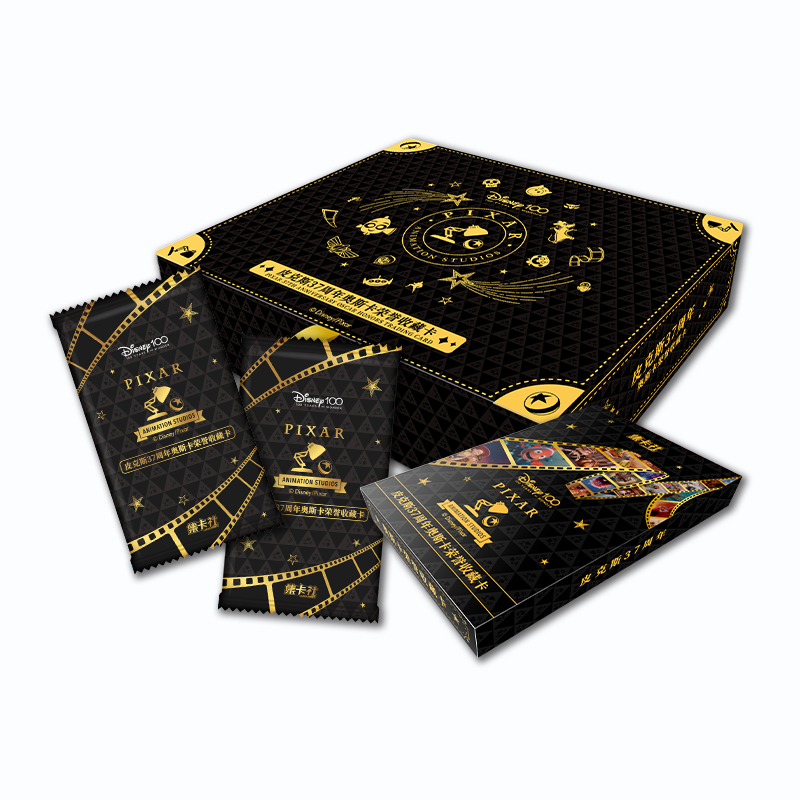 Cardfun Pixar 37th Anniversary Oscar Collectible Cards 10 pakcs Time Exhibition TCG CCG Booster Packs