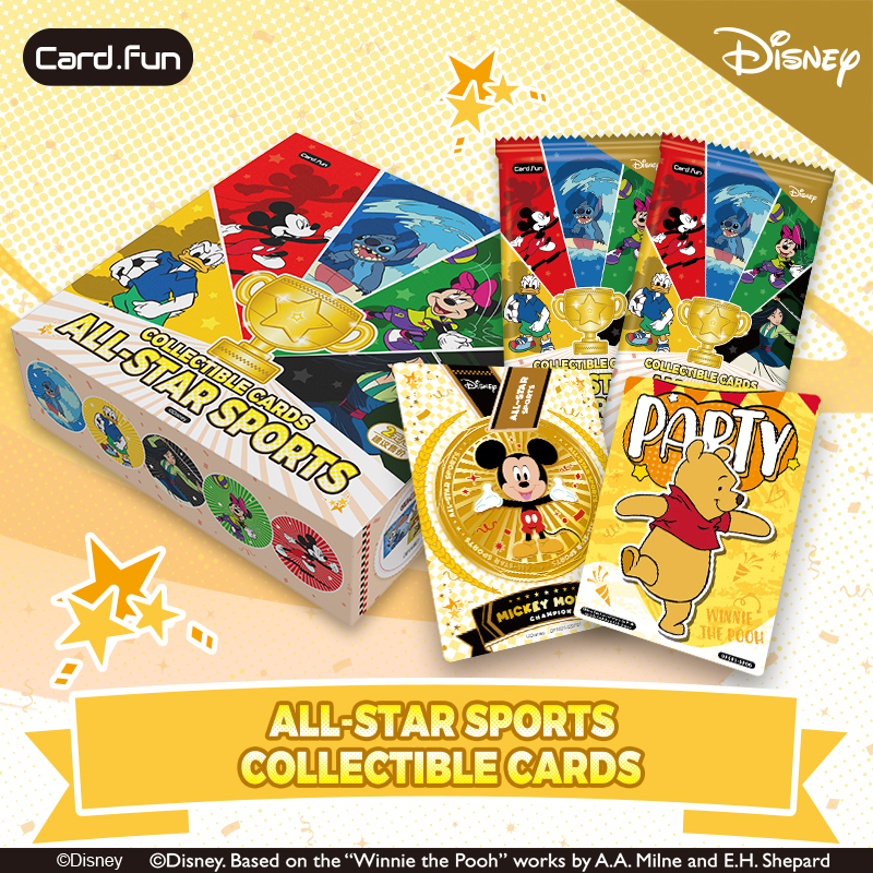 Disney/Pixar All Star Sports Official Anime 20 Packs  TCG CCG Collectible Cards Game Trading Cards Hobby Gifts Toys