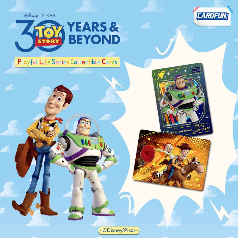 Disney Toy Story 30th anniversary Playful Life Series Collectible Cards 16 packs Collectible Trading Card Booster Box TCG CCG