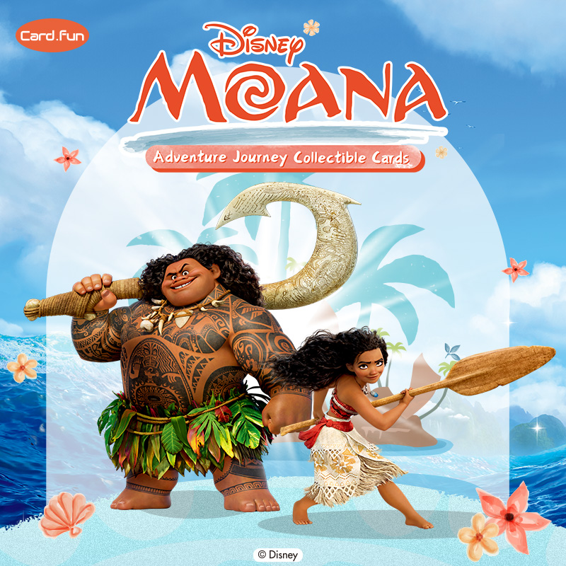 Disney/Pixar Moana 2 10 Packs Collection Cards Booster Packs – TCG CCG Collectable Playing Trading Card