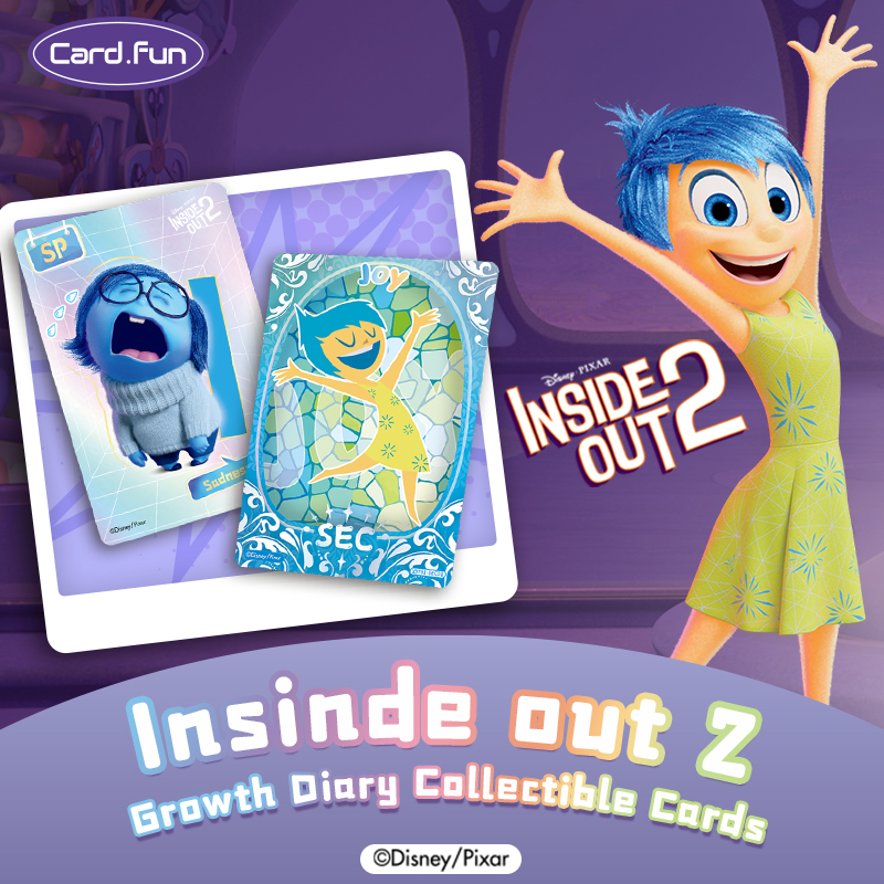 Disney/Pixar Inside Out 2 10 Packs Cards Official Anime TCG CCG Collectible Card Game Trading Cards Hobby Gifts Toys