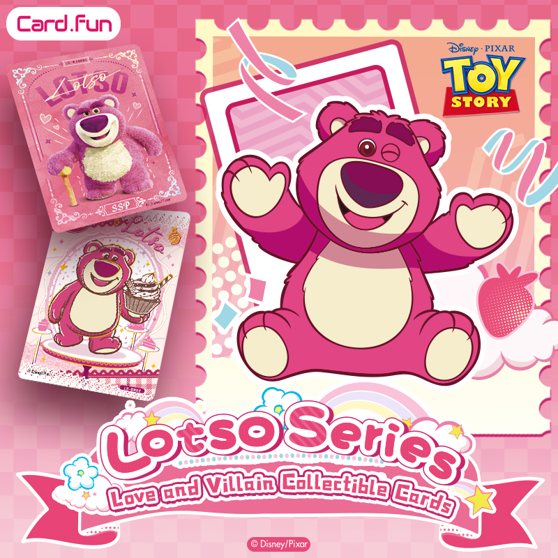 10 Packs Disney Lotso Bear Cards Toy Story3 Collectible Card Game Trading Cards Hobby Gifts Toys booster packs
