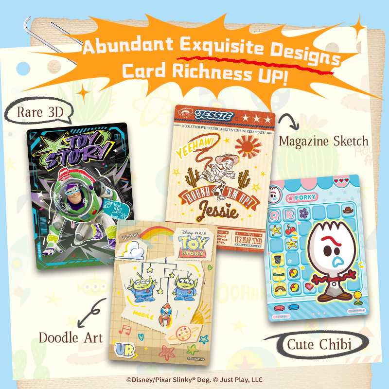 Disney Toy Story Color Glowing Collectible Cards 20 packs Collectible Trading Card Booster Box TCG CCG