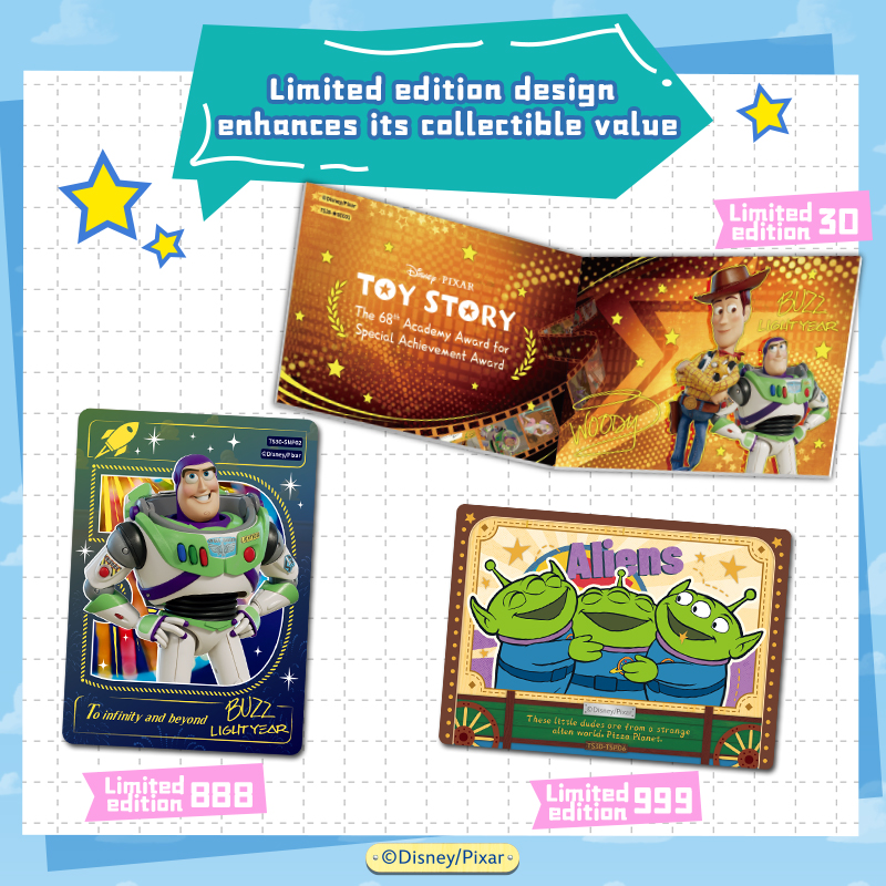 Disney Toy Story 30th anniversary Playful Life Series Collectible Cards 16 packs Collectible Trading Card Booster Box TCG CCG