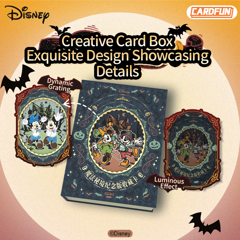 CardFun Official Disney Magic Mystic Realm 12 packs Collectible Trading Card Booster Box TCG CCG