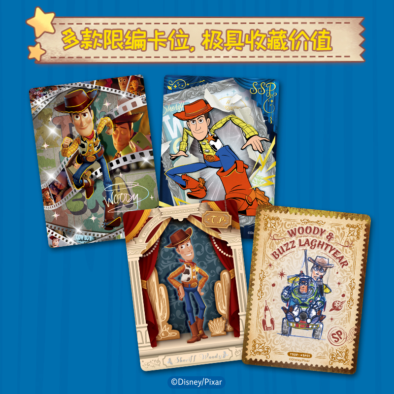 Cardfun Toy Story Collectible Cards 10 pakcs Time Exhibition TCG CCG Booster Packs