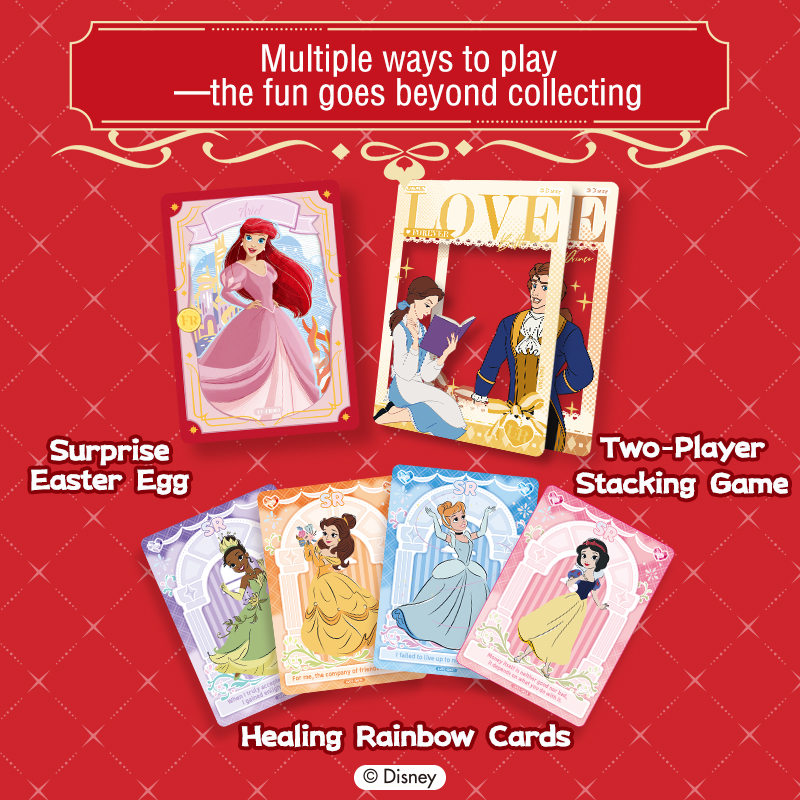 Disney Romance Series Collectible Cards 10 packs Collectible Trading Card Booster Box TCG CCG