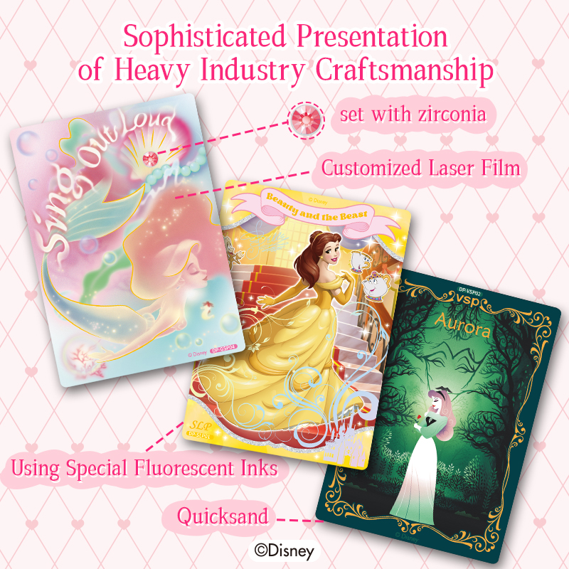 Disney Princess Magic Fairy Tale Collectible Trading Cards 10 Packs Gifts Toys TCG CCG Collections Booster Packs