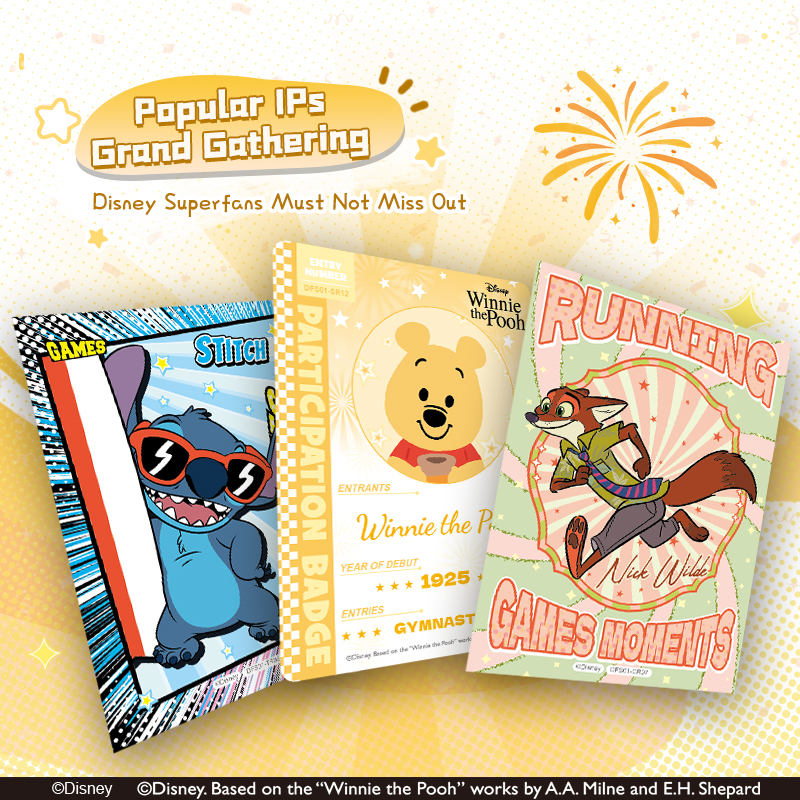 Disney/Pixar All Star Sports Official Anime 20 Packs  TCG CCG Collectible Cards Game Trading Cards Hobby Gifts Toys
