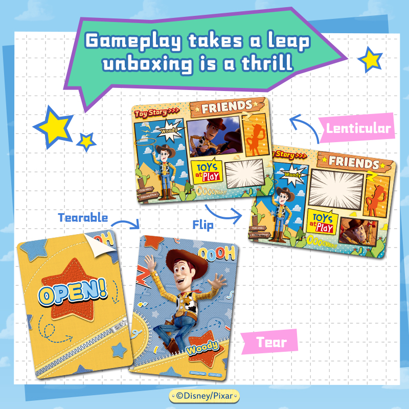 Disney Toy Story 30th anniversary Playful Life Series Collectible Cards 16 packs Collectible Trading Card Booster Box TCG CCG