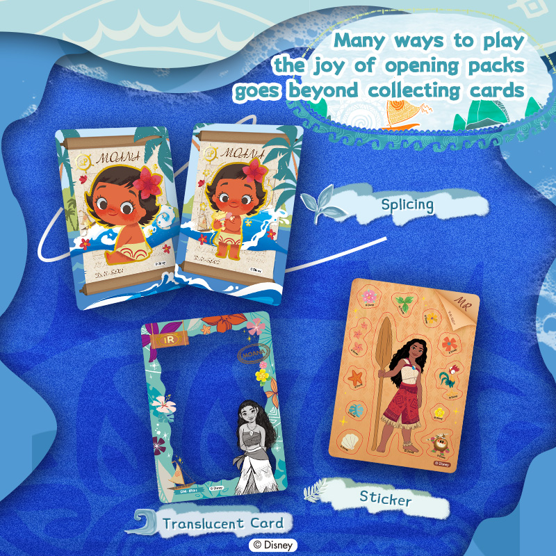 Disney/Pixar Moana 2 10 Packs Collection Cards Booster Packs – TCG CCG Collectable Playing Trading Card