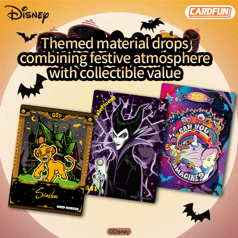 CardFun Official Disney Magic Mystic Realm 12 packs Collectible Trading Card Booster Box TCG CCG