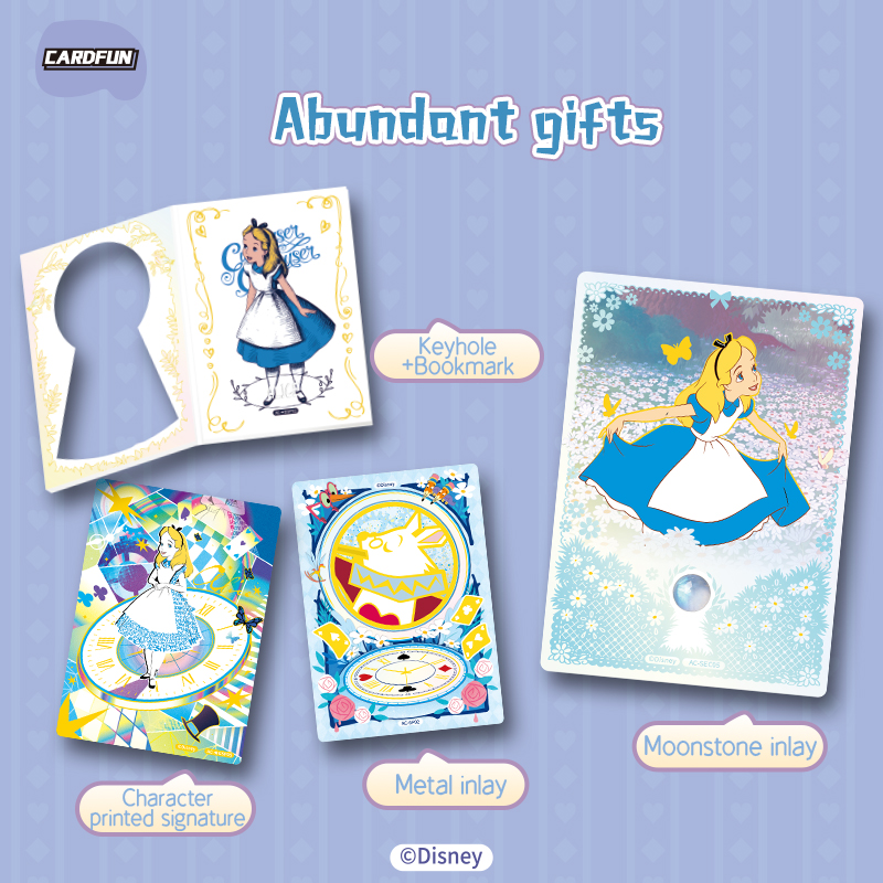 CardFun Official Disney Alice in Wonderland 12 packs Collectible Trading Card Booster Box TCG CCG