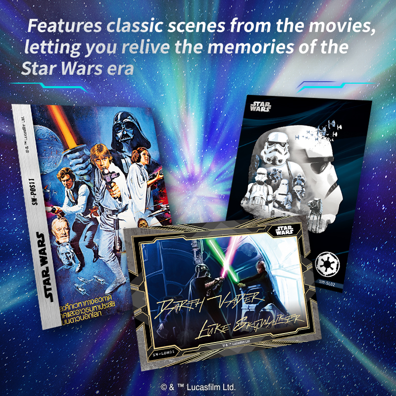 Starwar Power the Force TRADING CARDS 10 Packs Official Anime TCG CCG Collectible Card Booster Packs