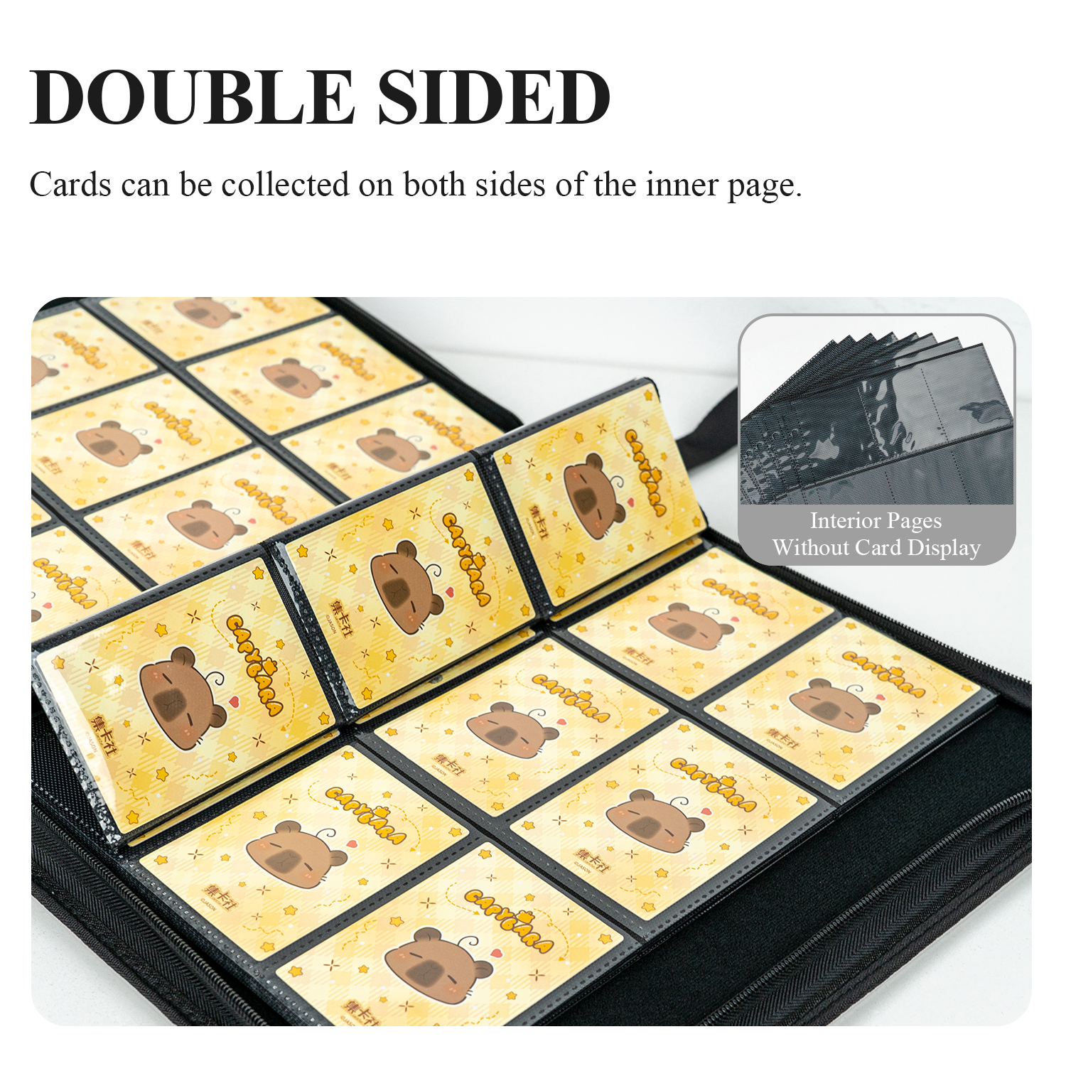 CARDFUN Starwar Disney/Pixar Collector Card Album 9 Pocket TCG Trading Card Binder Leather Cover Pocket Card Sleeves Anime Cartoon Vader